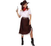 Déguisement Cowgirl Blanc Et Marron Femme - Taille: Xl Marron