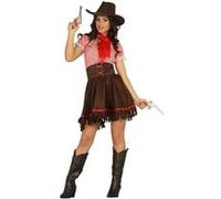 déguisement cowgirl farwest country femme - s - marron - guirca 80827 Marron G