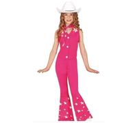 FIESTAS GUIRCA Déguisement de Cowgirl Rose pour Filles - Poupée de Rodéo Country - Costume pour Enfants - Filles de 5 à 6 Ans