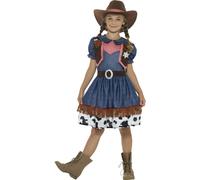 Déguisement Cowgirl Texane Fille 10 À 12 Ans Bleu