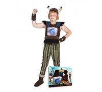 Déguisement Crogar Zak Storm enfant - Marque Zak Storm - Modèle Crogar - Vert - Coffret complet 7-9 ans