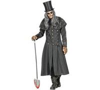 W WIDMANN MILANO Party Fashion – Costume de fossoyeur – Manteau avec col – Déguisement gothique