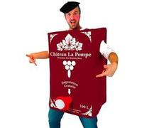 Déguisement Cubi De Vin Rouge Pour Homme Costume Humoristique