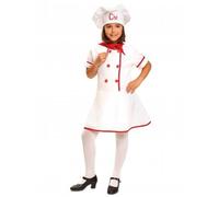 Déguisement cuisinière fille - Marque - Modèle - Enfant - Blanc - Tissu blanc 3-4 ans