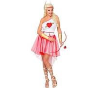 déguisement cupidon femme - s - rouge - widmann 70641 Rouge