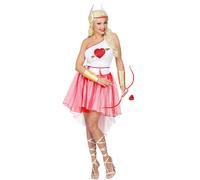 Déguisement Cupidon Femme - Taille: S Rouge