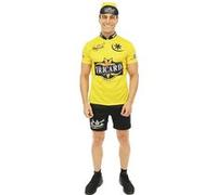 Déguisement - Cycliste - Maillot jaune - T-shirt + short - Adulte - Taille L/XL