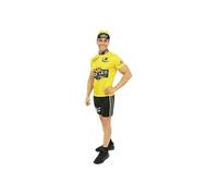 Déguisement - Cycliste - Maillot jaune - T-shirt + short - Adulte - Taille S/M