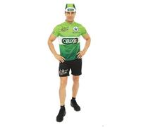 Déguisement Cycliste - PTIT CLOWN - PTIT CLOWN - Vert - Adulte Mixte - T-shirt, short, casquette S/M