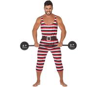 Déguisement D?Homme Musclé De Cirque (Taille Xl) Multicolore