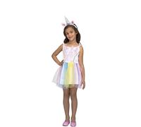 Déguisement D?Unicorne Blanc Pour Fille (Taille 3-6a) Multicolore