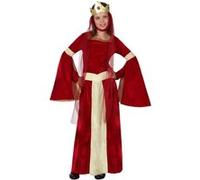 Déguisement Dame Médiévale - Fille Taille : 7/9 ans (120 à 132 cm) - Déguisements et fêtes Multicolore G