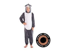 Déguisement d'âne unisexe à paillettes pour enfants de 3 à 12 ans [10-12 ans] Combinaison chaude et douce fermeture éclair Déguisements de carnaval Animaux défilés théâtre performances théâtre