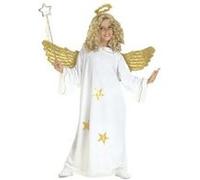 W WIDMANN MILANO Party Fashion - Costume enfant ange, robe, auréole, enfant Jésus, Noël, Carnaval