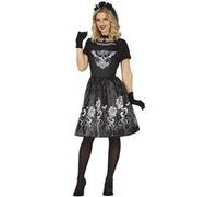 déguisement danseuse gothique squelette femme - m - noir - guirca 79814 Noir G
