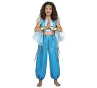 Déguisement Danseuse Orientale Bleue Fille - NO NAME - Oriental(e) - Polyester - Normes UE 7-9 ans