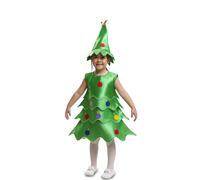 Mom Christmas Tree Girl Costume Vert 5-6 Years Enfants
