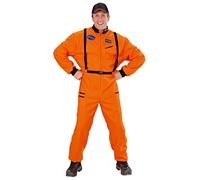 Déguisement d'astronaute orange pour homme - Marque M - Couleur principale: Blanc - Utilisation: Intérieur S