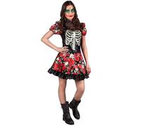Déguisement Day Of The Dead pour adolescente - BOLAND - Taille 14-16 ans - Coloré et squelettique