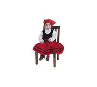 Déguisement Bergère Rouge Et Noire Pour Fille (Taille 6-12m) Multicolore