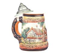 Déguisement de bière - Costume de bouteille | Beer Mug Jumpsuit | Tenue en polyester respirant pour cosplay, fête ou fête, convient aux adultes, hommes, femmes, pour Eve