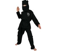 Déguisement de Black Ninja Costume de 2 pièces avec capot pour, Carnaval de jeu
