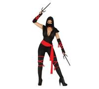 FIESTAS GUIRCA Déguisement Ninja Costume Adulte Femme Taille 38-40