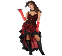 Déguisement de Cabaret Saloon Angie pour femme XS/S