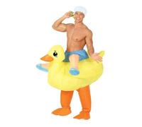 Déguisement de Canard Gonflable avec le Baigneur pour homme L
