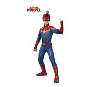 Déguisement De Capitaine Marvel Pour Fille (Taille 4-6a) Multicolore