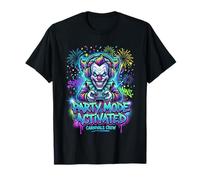 Déguisement de Carnaval, Costume de Carnaval, pour Les Amoureux de Clown Gamer, Zocker Party T-Shirt