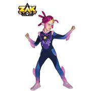 Déguisement De Cece De Zak Storm Avec Perruque Avec Oreilles Pour Fille (Taille 5-6a) Multicolore