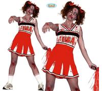 Déguisement De Cheerleader Zombie Pour Femmes Halloween Costume Horreur USA