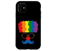 Déguisement de Clown aux Cheveux Arc-en-Ciel Coque pour iPhone 11