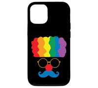 Déguisement de Clown aux Cheveux Arc-en-Ciel Coque pour iPhone 12/12 Pro