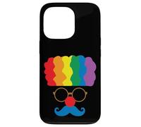 Déguisement de Clown aux Cheveux Arc-en-Ciel Coque pour iPhone 13 Pro