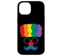 Déguisement de Clown aux Cheveux Arc-en-Ciel Coque pour iPhone 14