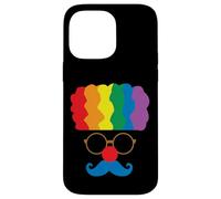 Déguisement de Clown aux Cheveux Arc-en-Ciel Coque pour iPhone 14 Pro Max