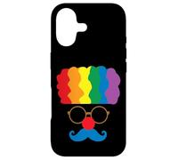 Déguisement de Clown aux Cheveux Arc-en-Ciel Coque pour iPhone 17