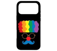 Déguisement de Clown aux Cheveux Arc-en-Ciel Coque pour iPhone 17 Pro Max