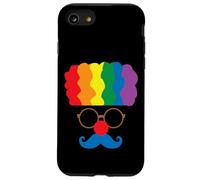 Déguisement de Clown aux Cheveux Arc-en-Ciel Coque pour iPhone SE (2020) / 7/8
