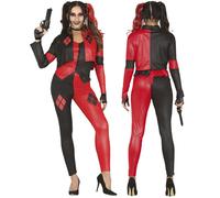 Déguisement de clown Harley Quinn pour Halloween (grande taille)