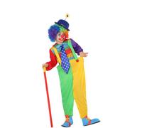 Déguisement De Clown Multicouleur Pour Garçon (Taille 3-4a) Multicolore