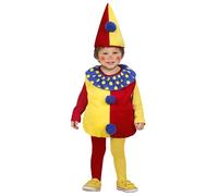 Widmann S.r.l. Déguisement clown pour bébé rembourré 2/3 ans 90/104 cm multicolore