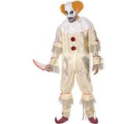 Déguisement De Clown Sangant Pour Homme (Taille Xxl) Multicolore