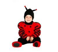 Fiestas Guirca Déguisement Coccinelle Modèle Bébé Rouge Confortable 0-3 ans 12-18 mois