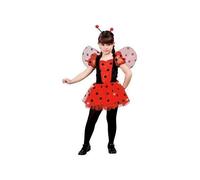 Déguisement coccinelle pour fille - Animaux - Rouge et noir - 100% polyester - A partir de 3 ans