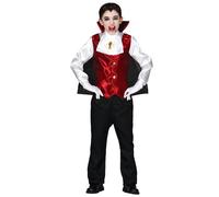 Déguisement De Comte Dracula Ou Vampire Pour Garçon. (Taille 10-12a) Multicolore