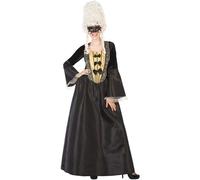 Déguisement De Courtisane Noire Pour Femme (Taille Xl)