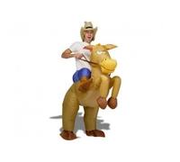 Déguisement de cow-boy gonflable - Lucky Luke - Adulte - Beige/Marron/Bleu
